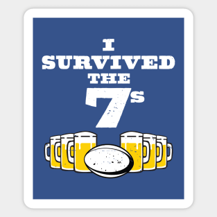 I Survived The Rugby Sevens Rugby Fan Gift Sticker